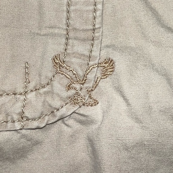 American Eagle tan capri pant - size 6 - Picture 6 of 11